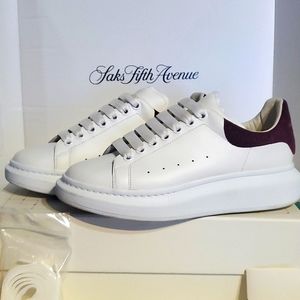 Alexander McQueen Oversized  Sneaker White/Bordeaux size 40